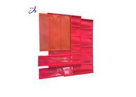 Polyurethane Shaker Pu Screen Panel สีแดงสำหรับอุปกรณ์ขุดเจาะ